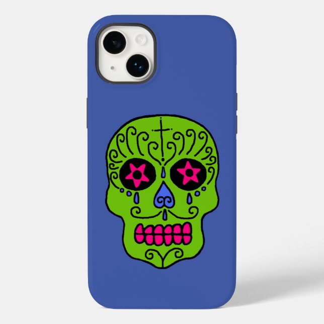 Funda De Case-Mate Para iPhone Calavera de Azúcar (Reverso )