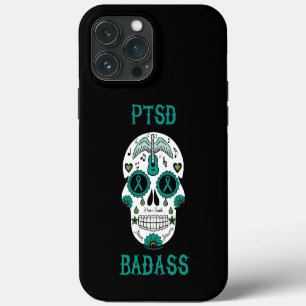 Funda Para iPhone 13 Pro Max Calavera de azúcar/Badass...PTSD