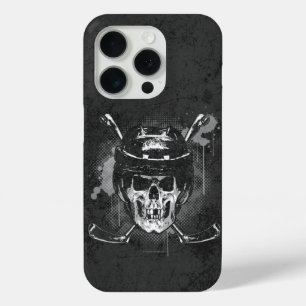 Funda Para iPhone 15 Pro Calavera de hockey