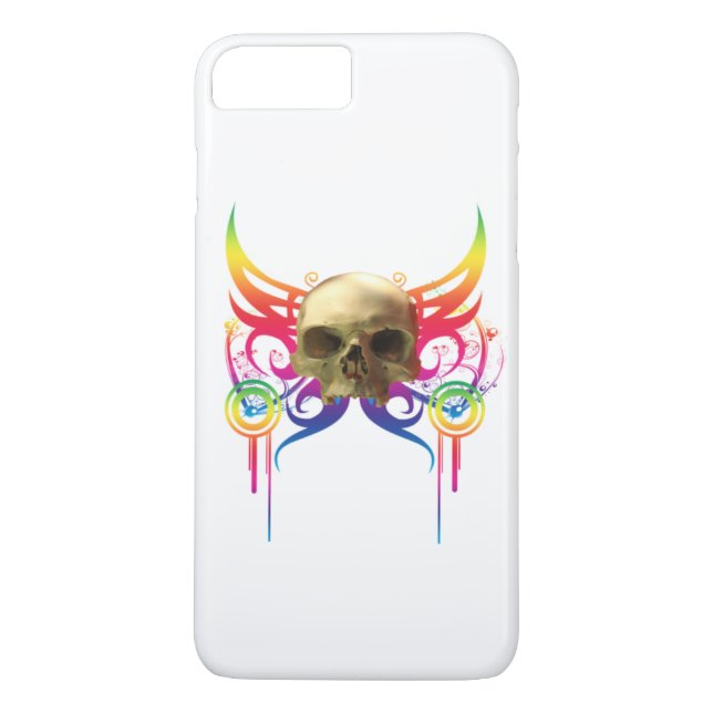 Funda De Case-Mate Para iPhone Calavera de vampiro (Reverso)