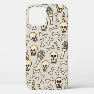 Funda Para iPhone 12 Calavera, esqueleto y huesos mano sin soldadura dr