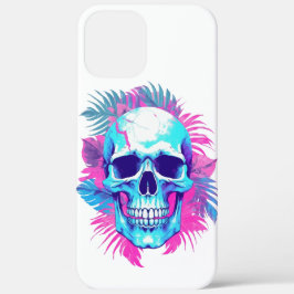 title_seo2 Calavera floral al estilo de la onda de vapor