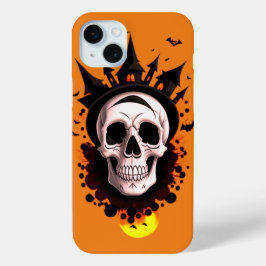 Funda Para iPhone 15 Mini Calavera gótica
