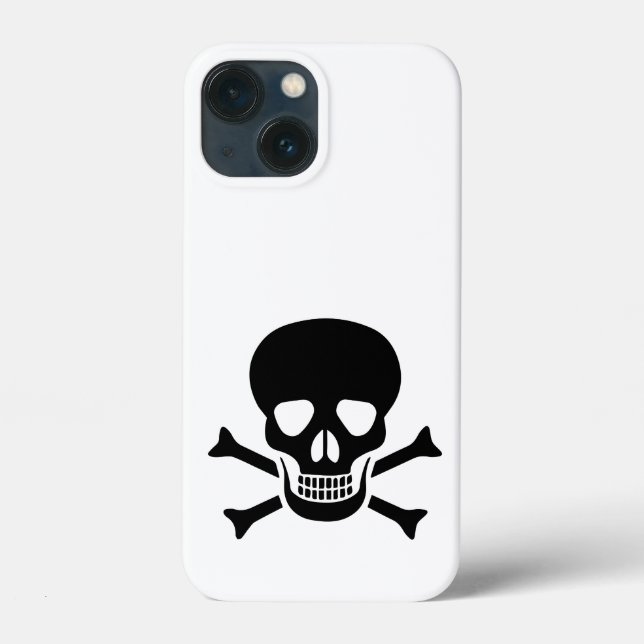 Funda De Case-Mate Para iPhone Calavera humana (Reverso )