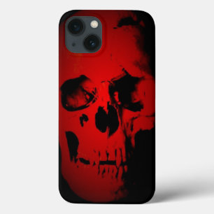 Funda Para iPhone 13 Calavera roja