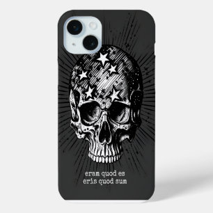 Funda Para iPhone 15 Mini Calavera y estrellas III