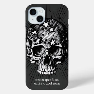 Funda Para iPhone 15 Mini Calavera y estrellas III