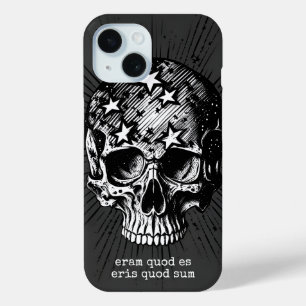 Funda Para iPhone 15 Calavera y estrellas III