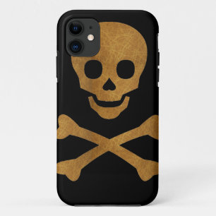 Funda Para iPhone 11 Calavera y huesos