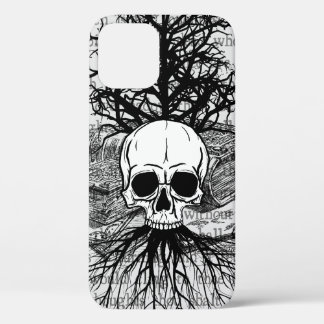 Funda Para iPhone 12 Calavera y libros