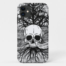 Funda Para iPhone 11 Calavera y libros
