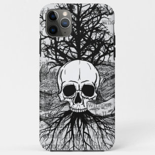 Funda Para iPhone 11 Pro Max Calavera y libros
