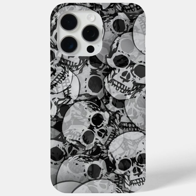 Funda De Case-Mate Para iPhone Calaveras (Reverso )