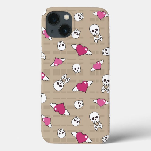 Funda De Case-Mate Para iPhone Calaveras (Reverso)