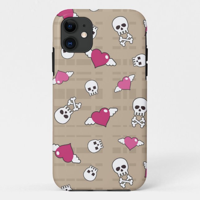 Funda De Case-Mate Para iPhone Calaveras (Reverso)