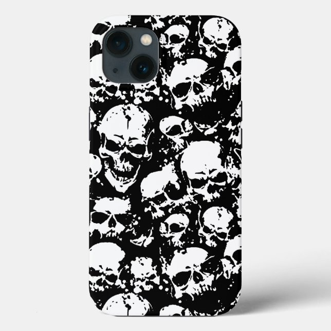Funda De Case-Mate Para iPhone Calaveras (Reverso )