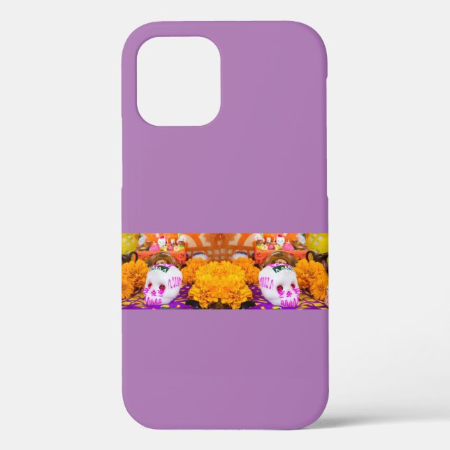 Funda De Case-Mate Para iPhone Calaveras de azúcar (Reverso )