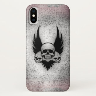 Funda Para iPhone X Calaveras en las alas