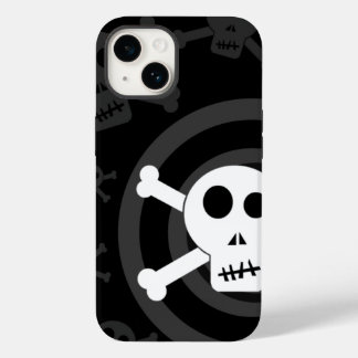 Funda Para iPhone 14 De Case-Mate =[ Calaveras y huesos cruzados ]=