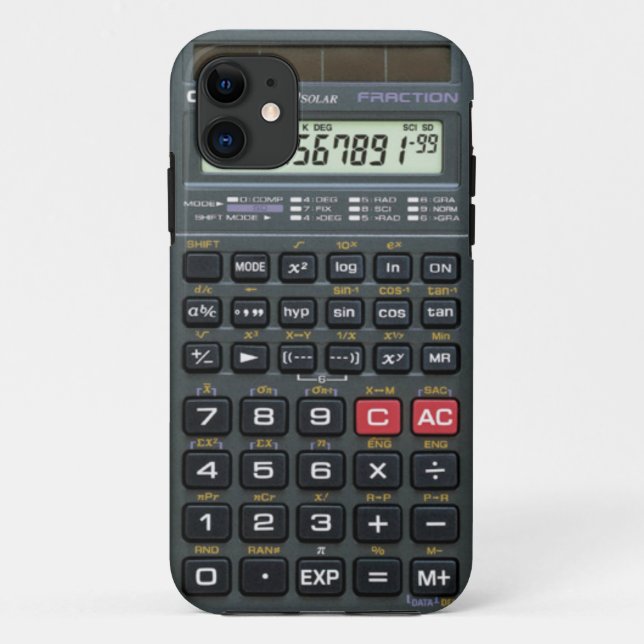 Funda De Case-Mate Para iPhone Calculadora (Reverso)