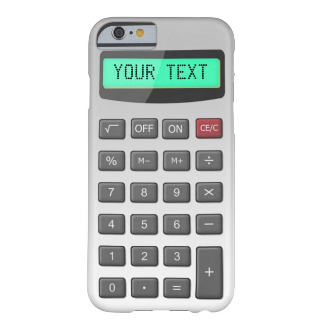 Funda De Case-Mate Para iPhone Calculadora (Reverso)