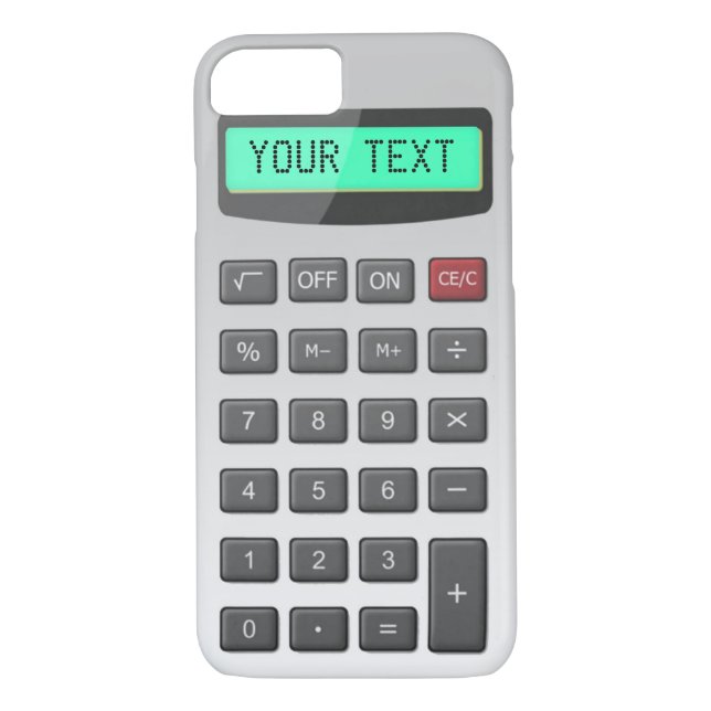 Funda De Case-Mate Para iPhone Calculadora (Reverso)