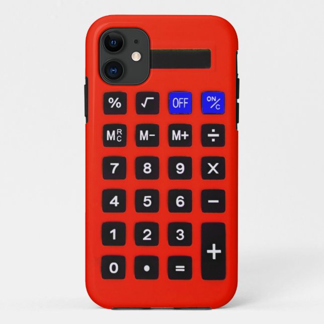 Funda De Case-Mate Para iPhone Calculadora de naranjas (Reverso)