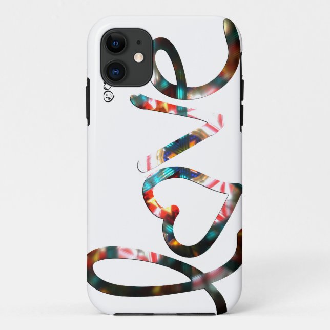 Funda De Case-Mate Para iPhone Caleidoscopio "amor " (Reverso)