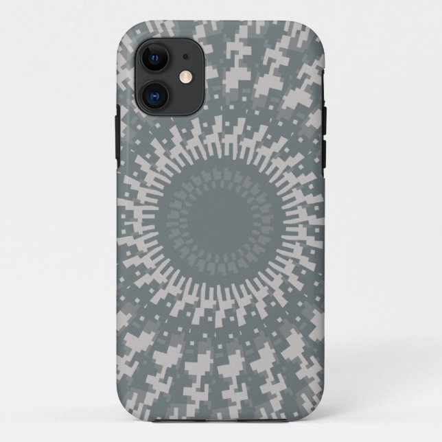 Funda De Case-Mate Para iPhone Caleidoscopio de camuflaje digital (Reverso)