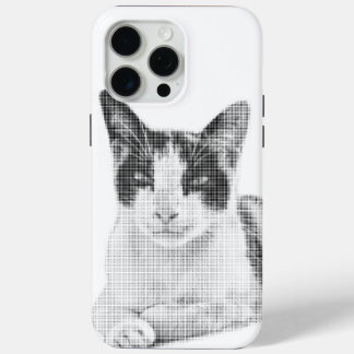 Funda Para iPhone 15 Pro Max Calico Pop Halftone