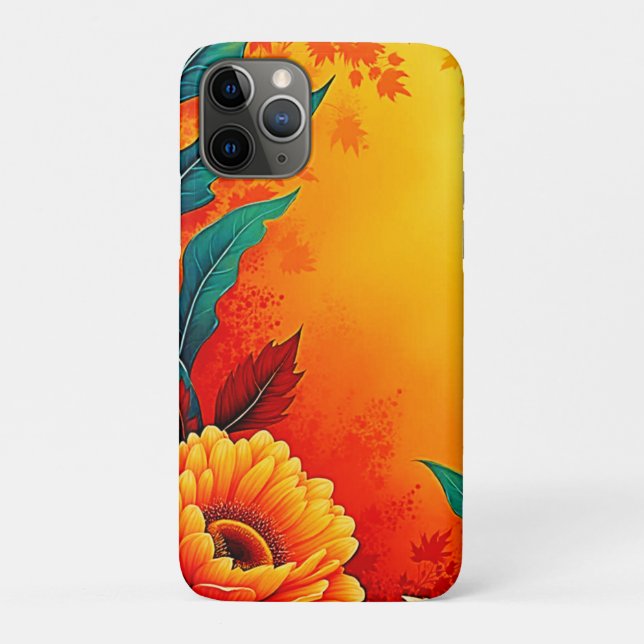 Funda De Case-Mate Para iPhone Cálido Bloom Botánico (Reverso)