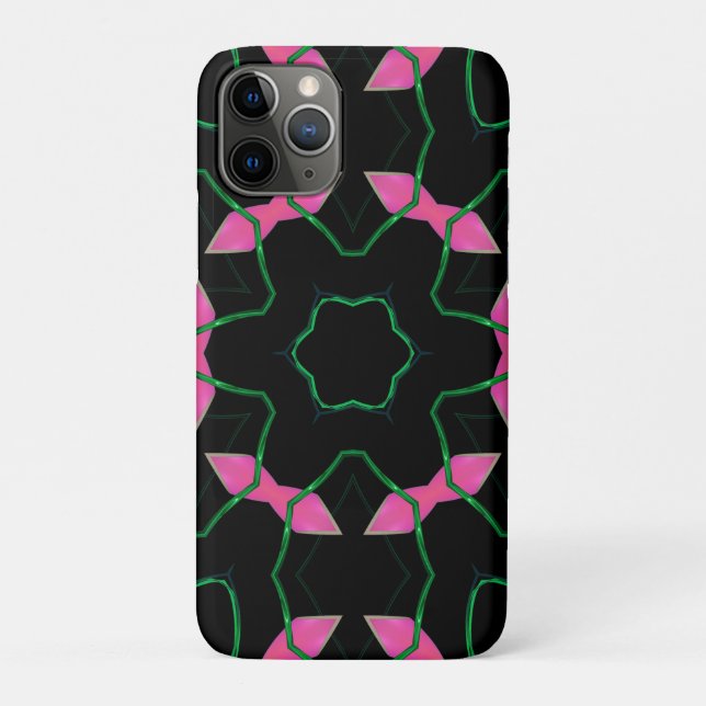 Funda De Case-Mate Para iPhone Calidoscopio de Esmeralda y Rosa (Reverso)