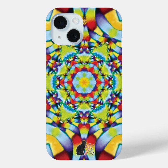 Funda De Case-Mate Para iPhone Calidoscopio de niveles (Reverso )