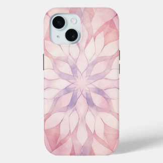 Funda Para iPhone 15 Calidoscopio Rosa