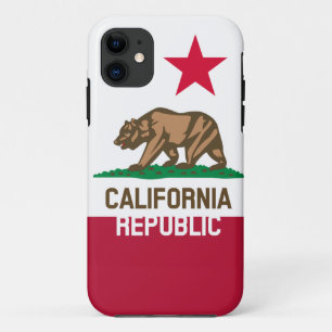 Funda Para iPhone 11 CALIFORNIA Bandera Estatal REPÚBLICA Diseños Afila