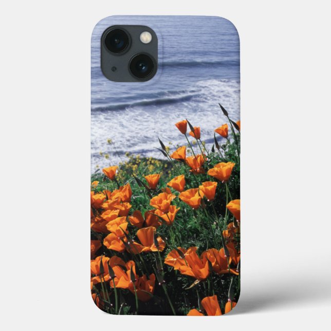 Funda De Case-Mate Para iPhone California, Costa Big Sur, California Poppy (Reverso)