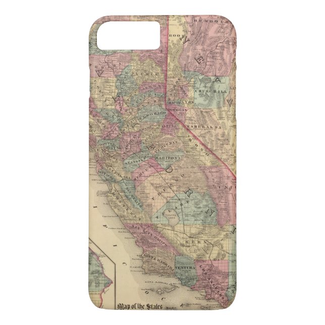 Funda De Case-Mate Para iPhone California, Nevada (Reverso)