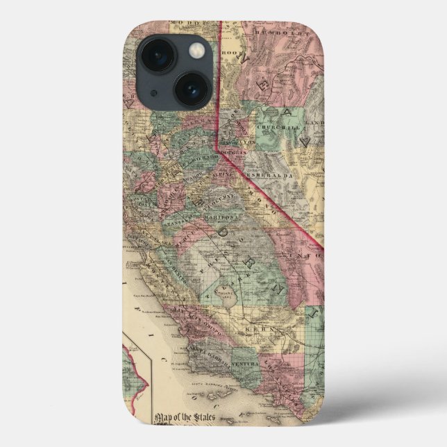Funda De Case-Mate Para iPhone California, Nevada 2 (Reverso)