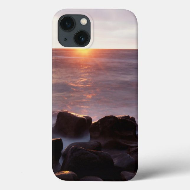 Funda De Case-Mate Para iPhone California, San Diego, Sunset Cliffs, Sunset 2 (Reverso)