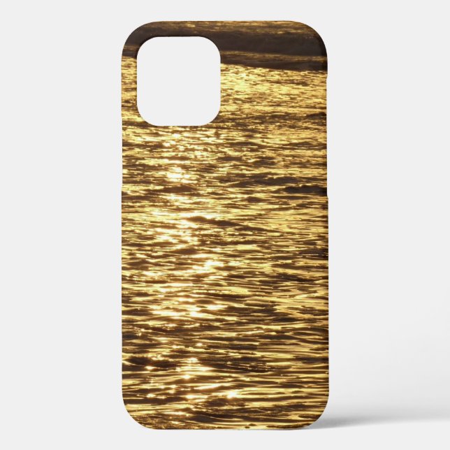 Funda De Case-Mate Para iPhone California Sunset Waves Ocean Seascape (Reverso )