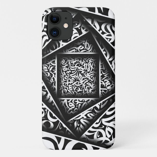 Funda De Case-Mate Para iPhone caligrafía árabe 3d (Reverso)