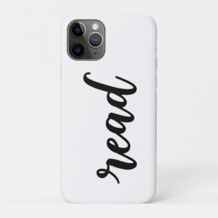 Funda Para iPhone 11 Pro Caligrafía cursiva moderna minimalista que dice "l