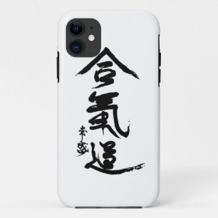 Funda Para iPhone 11 Caligrafía de O'Sensei del kanji del Aikido