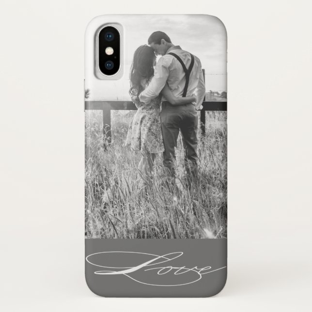 Funda De Case-Mate Para iPhone Caligrafía elegante | Estuche para iPhone fotográf (Reverso)
