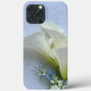 Funda Para iPhone 13 Pro Max Calla lirios con nigella y flores de ganado