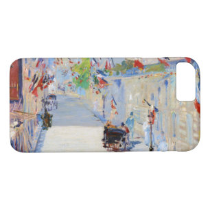Funda Para iPhone 8/7 Calle con banderas francesas, Manet