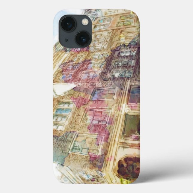 Funda De Case-Mate Para iPhone Calles de Amsterdam vieja (Reverso)
