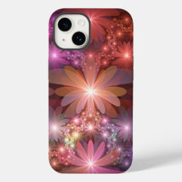 Funda Para iPhone 14 De Case-Mate Cama De Flores Coloridas Brillantes Resumen Arte F