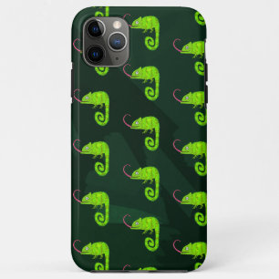 Funda Para iPhone 11 Pro Max Camaleón verde lindo