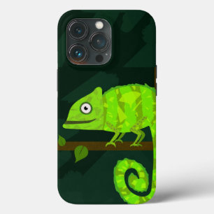 Funda Para iPhone 13 Pro Camaleón verde lindo